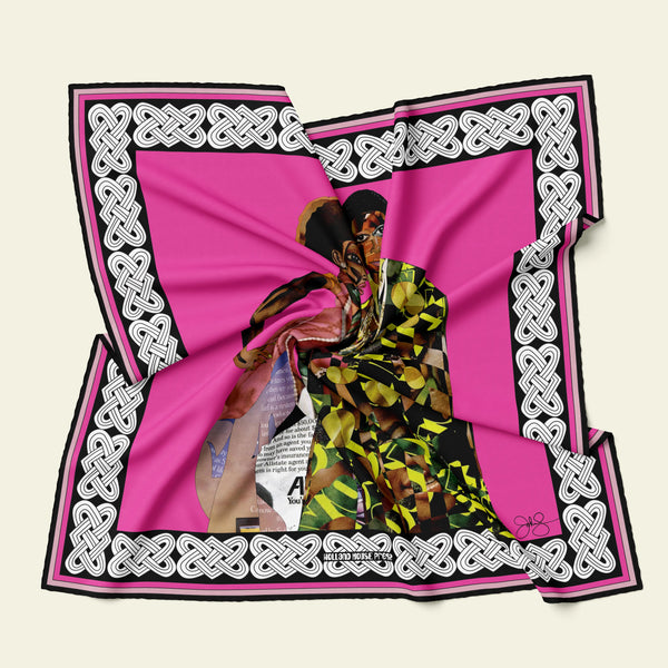 Luminous Darklings Silk Twill Scarf