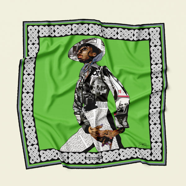 Benevolent Supervillain Silk Twill Scarf