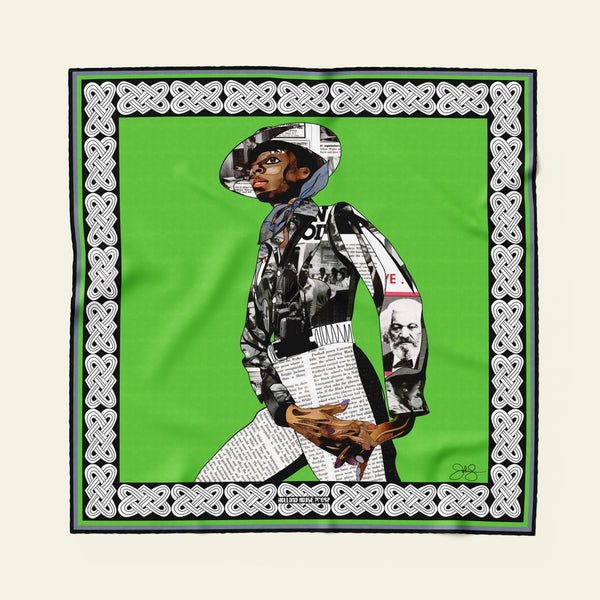 Benevolent Supervillain Silk Twill Scarf