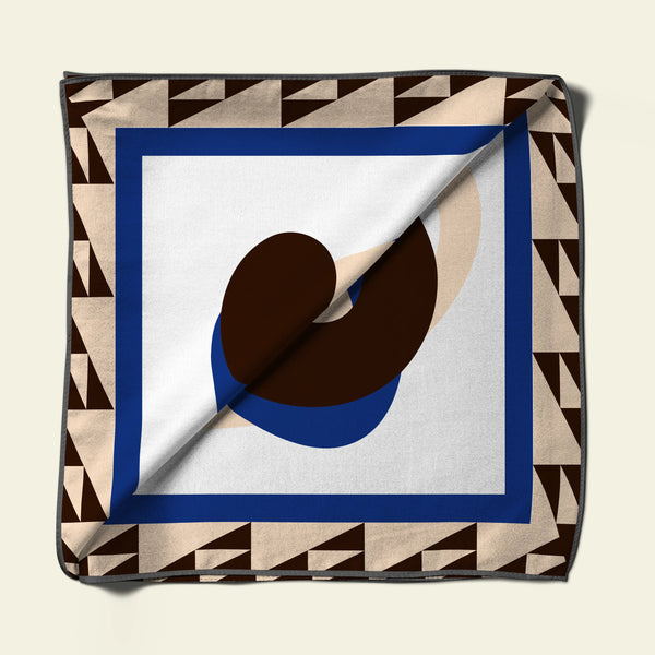 Intertwined Silk Charmeuse Scarf