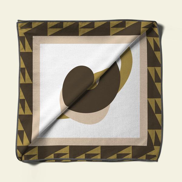 Intertwined Silk Charmeuse Scarf