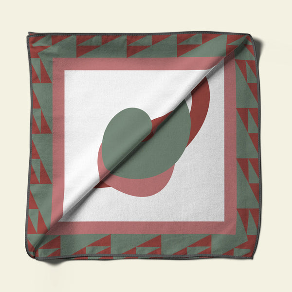 Intertwined Silk Charmeuse Scarf