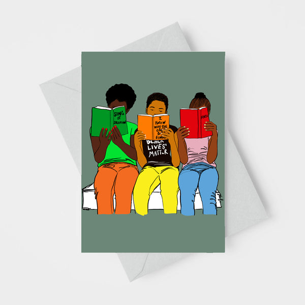 Banned Books Anti-Censorship Greeting Card  4.25" x 5.5"