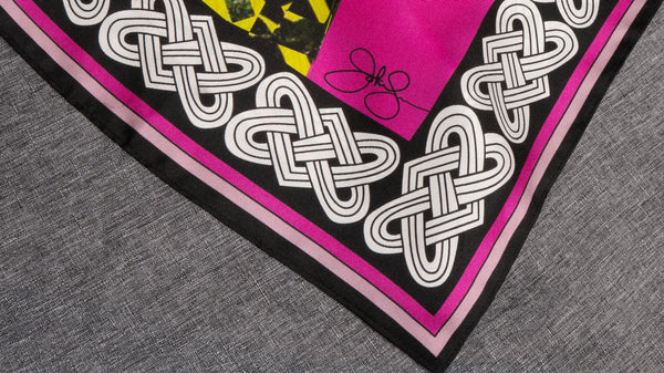 Luminous Darklings Silk Twill Scarf