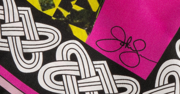 Luminous Darklings Silk Twill Scarf