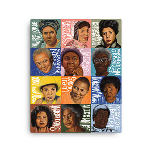BLACK WOMEN AUTHORS CANVAS WALL ART 16