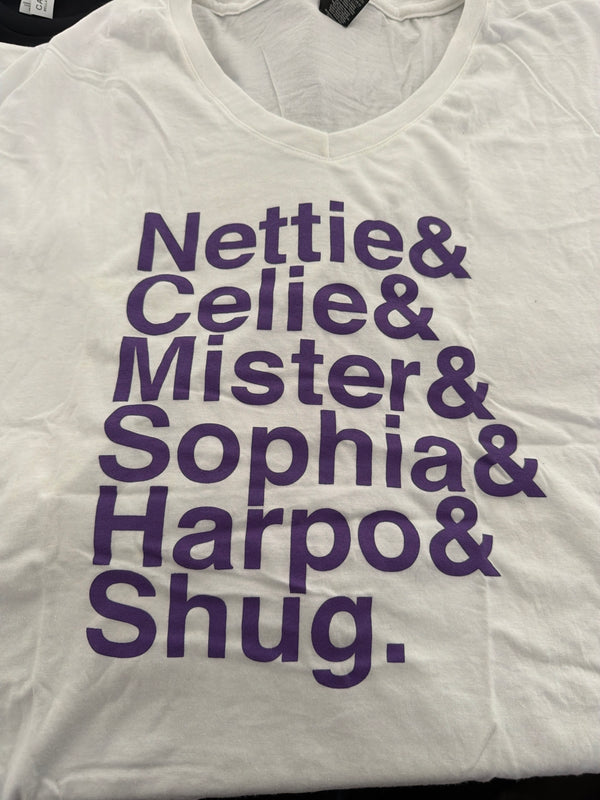 Color purple V neck Tshirt