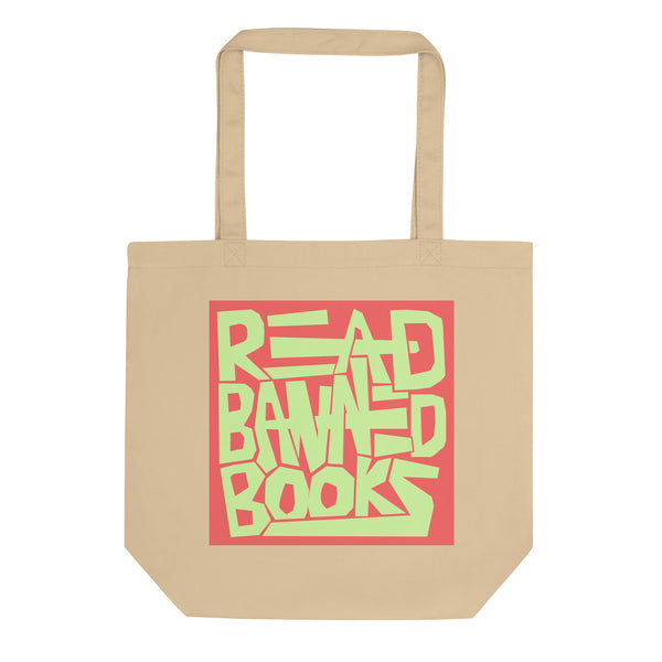 READ BANNED BOOKS CANVAS TOTE BAG